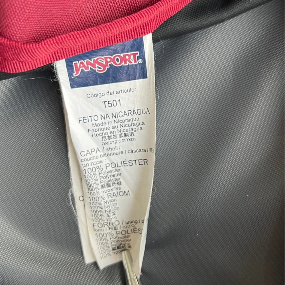 Jansport Black Label Superbreak Backpack (Red Tape)